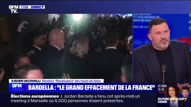 Européennes: Voter Marine Le Pen ou Jordan Bardella ne sert à rien assure Xavier Iacobelli (Renaissance)