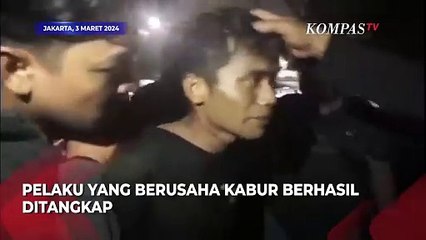 Aksi Kejar-kejaran Polisi Tangkap Jambret Telepon Genggam di Kelapa Gading