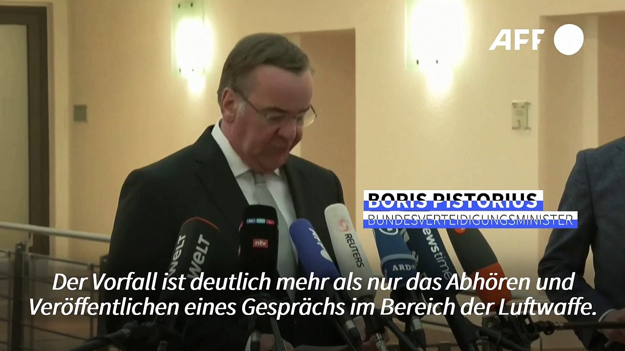 Pistorius: 'Putin führt einen Informationskrieg'