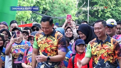 Download Video: Potret AHY Lepas Peserta Fun Run HUT ke 62 Kopaska