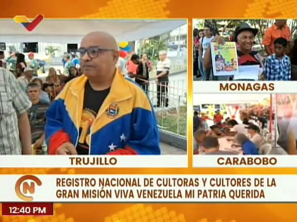 Trujillo | Cultores y cultoras dicen presente en el registro nacional de la Misión Viva Venezuela