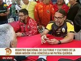 Vpdte. Sectorial Freddy Ñáñez participa en el registro nacional de la Gran Misión Viva Venezuela