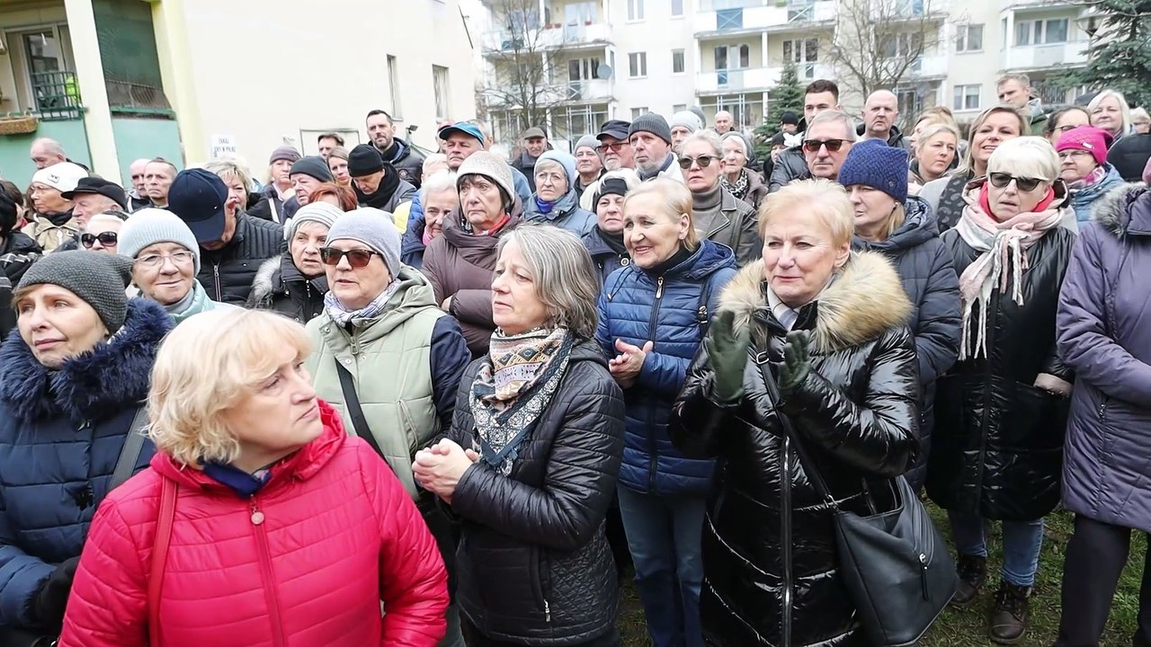 Protest mieszkańców Janowa