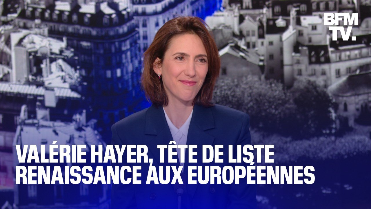 RN, Europe... Valérie Hayer, tête de liste Renaissance aux Européennes, invitée de BFMTV
