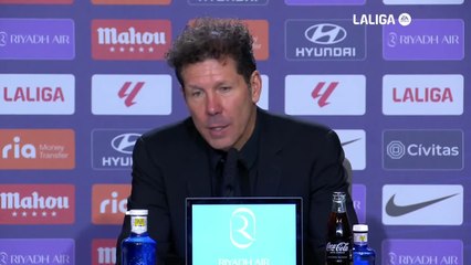 Simeone valora la situación del Atleti: "Era una victoria que necesitábamos"