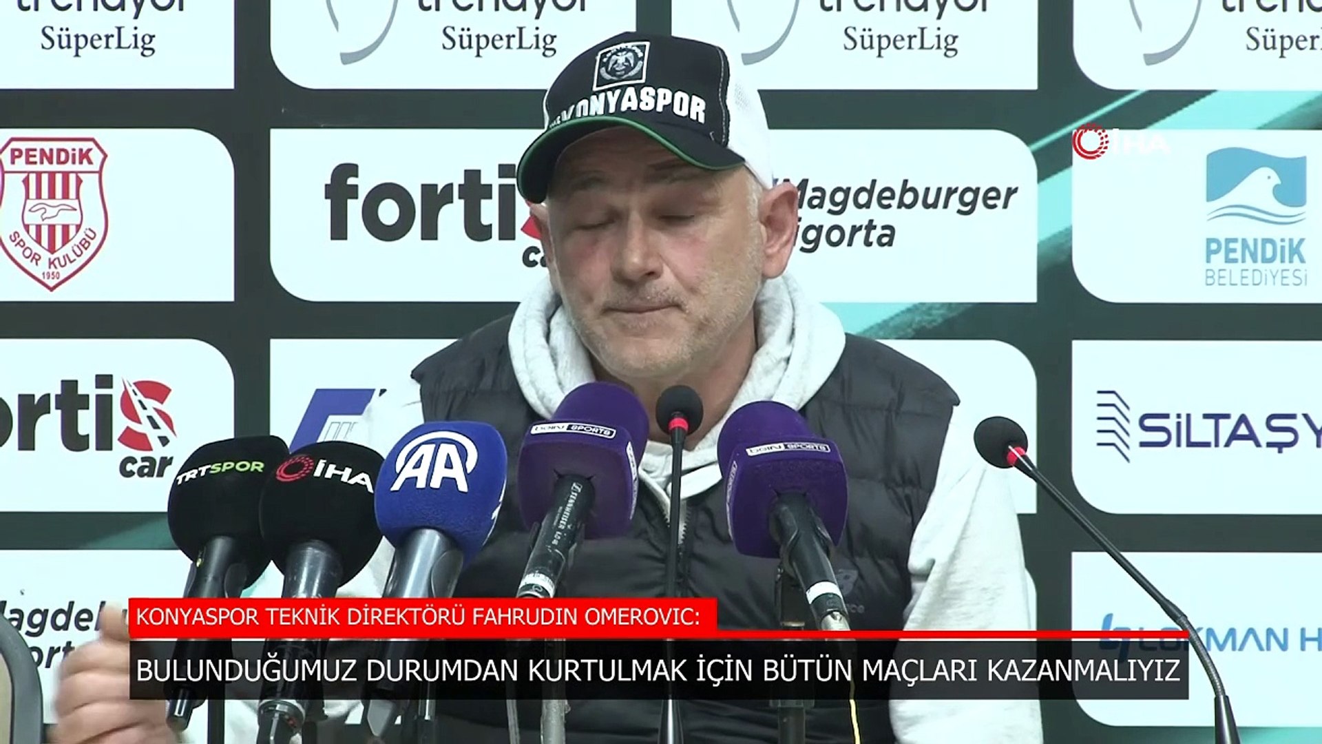 Fahrudin Omerovic: Bütün maçları kazanmamız gerekiyor