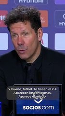 Simeone valora la situación del Atleti: "Era una victoria que necesitábamos"