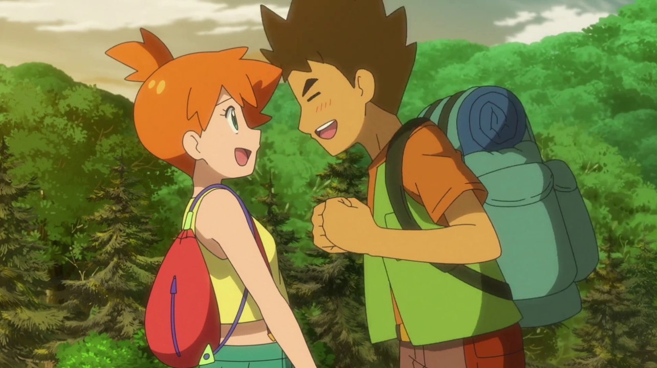 Misty kiss Brock Pokemon Gymshipping Kiss 1