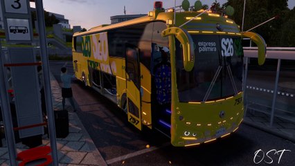 AGA Polaris Expreso Palmira S26. JH3D Buses. Ibagué - Alto de La Línea - Armenia. Colombia Real Map. Old School Trucking.