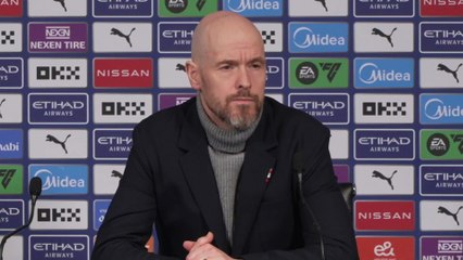Ten Hag claims Utd unlucky in 3-1 derby defeat at City