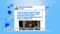 Zelenszkij: emberéletekbe kerül a nyugati fegyverszállítmányok késése