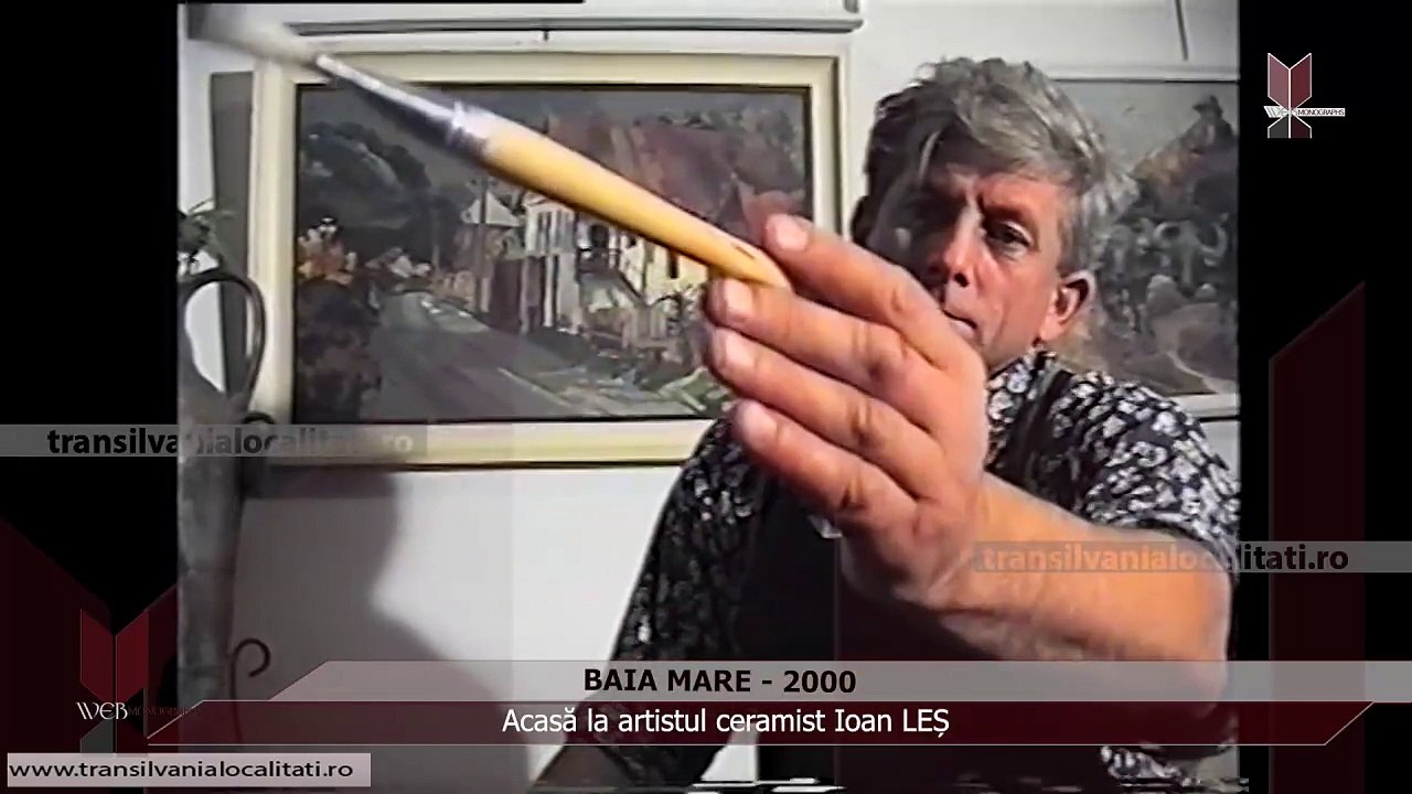 BAIA MARE 2000 - Acasă la artistul ceramist Ioan LEȘ