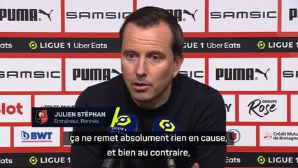 Rennes - Stéphan : "Cette défaite ne remet absolument rien en cause"