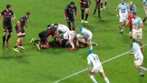 TOP 14 - Essai de Cheikh TIBERGHIEN (AB) - Aviron Bayonnais - LOU Rugby