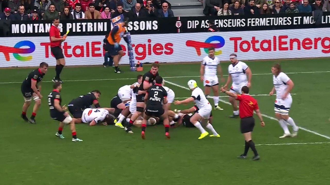 TOP 14 - Essai de Juan Cruz MALLIA (ST) - Stade Toulousain - Castres Olympique