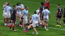 TOP 14 - Essai de Uzair CASSIEM (AB) - Aviron Bayonnais - LOU Rugby