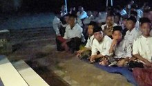 berkumpul bersama santri