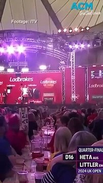 Aussie Heta defeats darts sensation Littler in UK Open