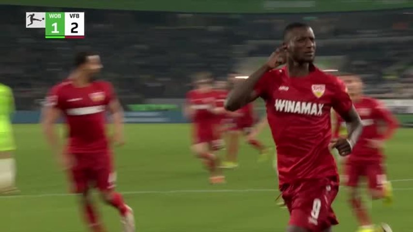 Serhou Guirassy et Stuttgart dominent Wolfsburg au terme d'un match fou (vidéo)