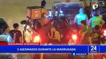 Inseguridad se desborda: 5 asesinatos se reportaron durante esta madrugada en Puente Piedra