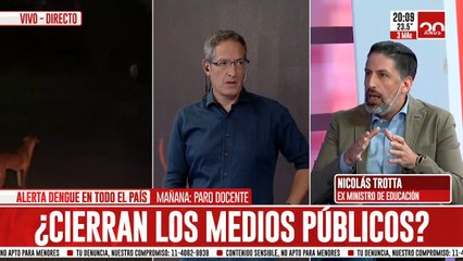 Nicolás Trotta: "El gobierno nacional no está garantizando el derecho a la educación"