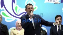 Murat Kurum, TOKİ mağdurlarının protestosunu destek sandı: Allah razı olsun