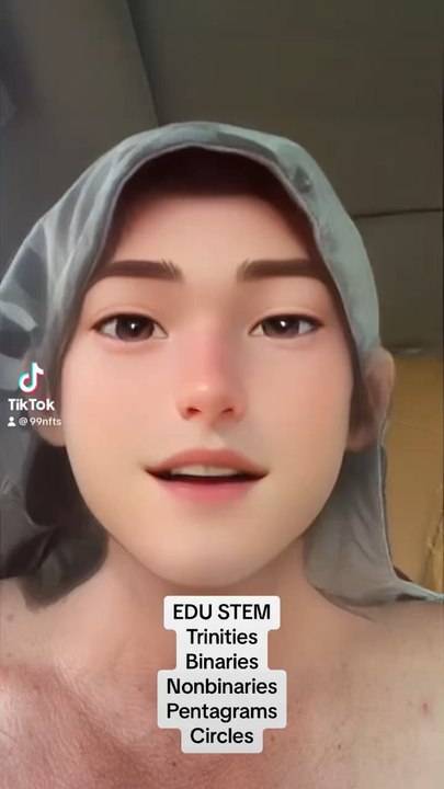 EDU STEM Nonbinaries binaries trinity trinities quads pentagrams 6 point stars 7 point stars to circles - wall of trinities defenses