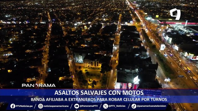 ¡Exclusivo! Asaltos salvajes con motos: banda afiliaba a extranjeros para robar celulares por turnos