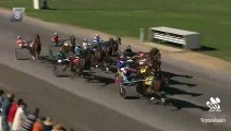 Harryhoo, driven by Michelle Phillips, wins the 2024 Boort Pacing Cup