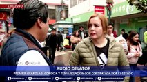 ¡Exclusivo! Audio delator: premier Otárola sí conocía y tenía relación con contratada por el Estado