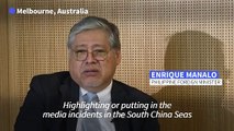 Philippines foreign minister urges China: 'stop harassing us'