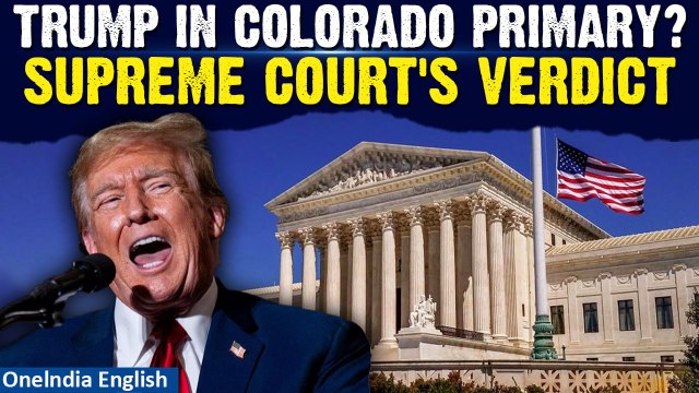 Us Supreme Court Set To Rule On Trump's Legal Immunity Amid Colorado Primary Election| Oneindia News