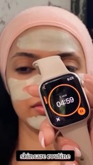 Skincare routine for healthy skin