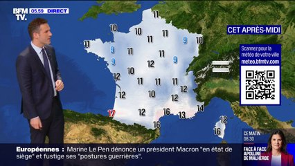 Des gelées prévues ce lundi matin, quelques nuages sur le nord-est et du soleil entre les Hauts-de-France et la méditerranée