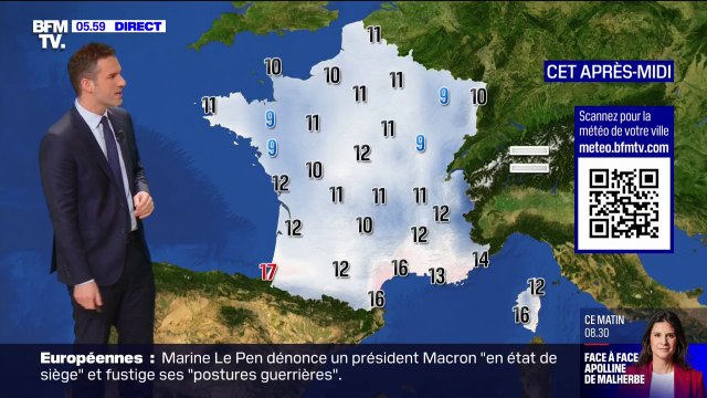 Des gelées prévues ce lundi matin, quelques nuages sur le nord-est et du soleil entre les Hauts-de-France et la méditerranée