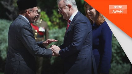 Anwar diberi sambutan rasmi di Australia