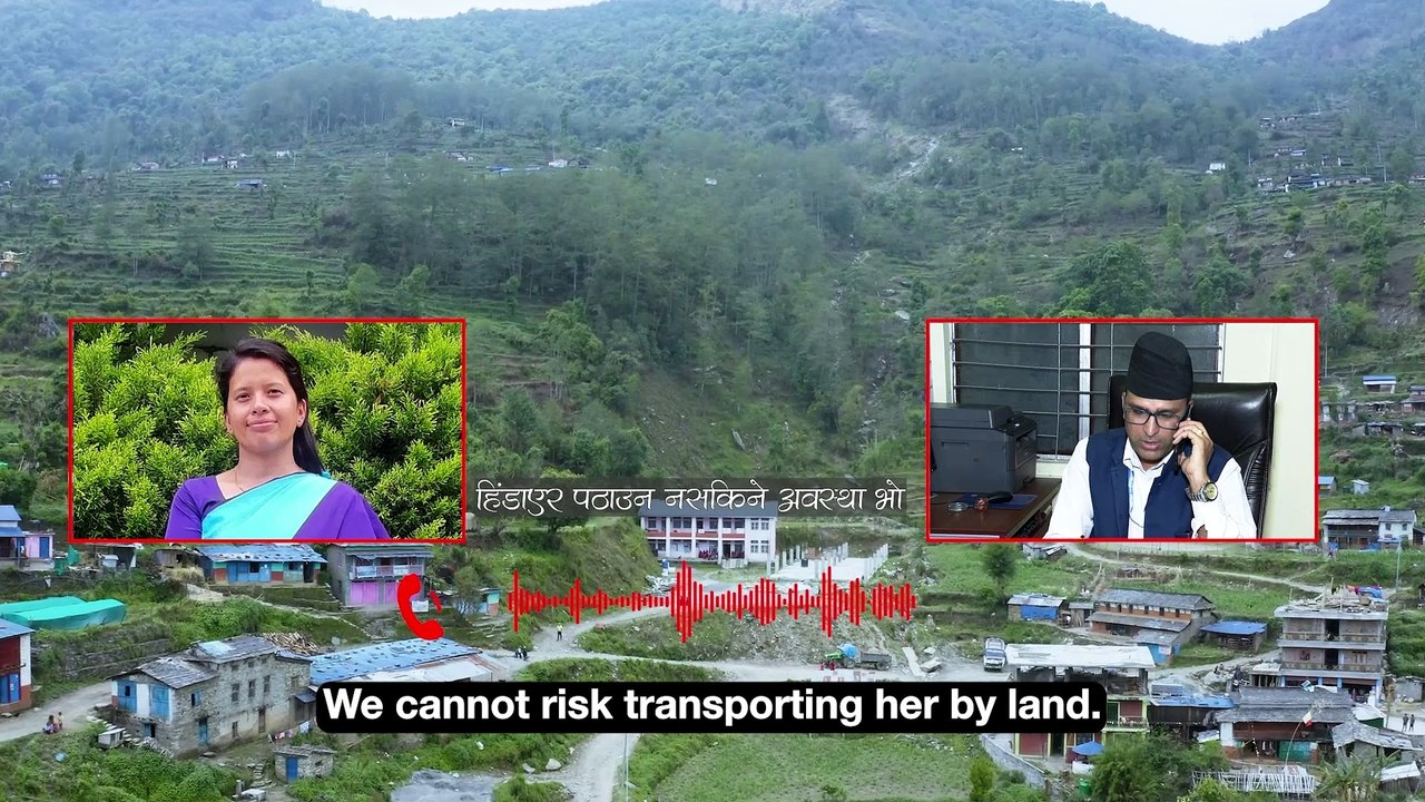 Helicopter retrieval program in Nepal