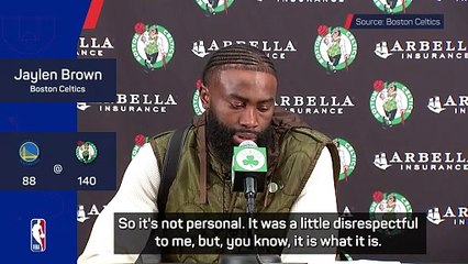 Brown feels 'disrespected' by Golden State defense in huge win for Celtics