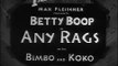Betty Boop (1932) Any Rags, animated cartoon character designed by Grim Natwick at the request of Max Fleischer.