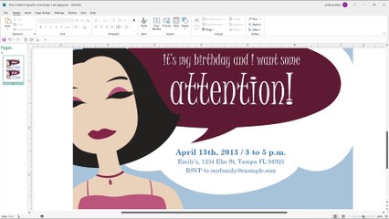 Microsoft Publisher Section 10 Panning and Zooming