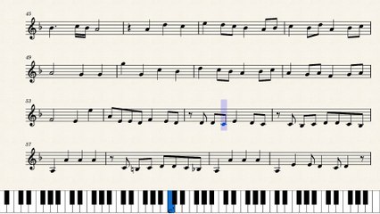 النوتة الموسيقية ,,,,,ولرائعة روائع عبد الحليم,,,,, ضى القناديل,,,,,تدوين ماهر الغمرى