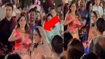 Anant Ambani Pre Wedding: Janhvi Kapoor Holds Thali At Radhika Merchant Entry, Video Troll...