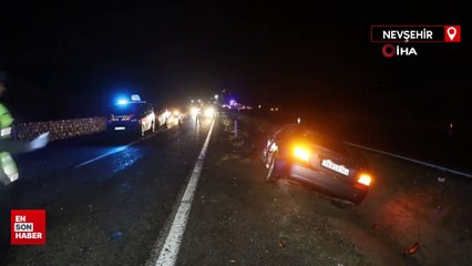 Nevşehir'de feci kaza: 3 ölü, 6 yaralı