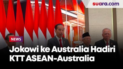 Preskon Jokowi ke Australia Hadiri KTT ASEAN-Australia