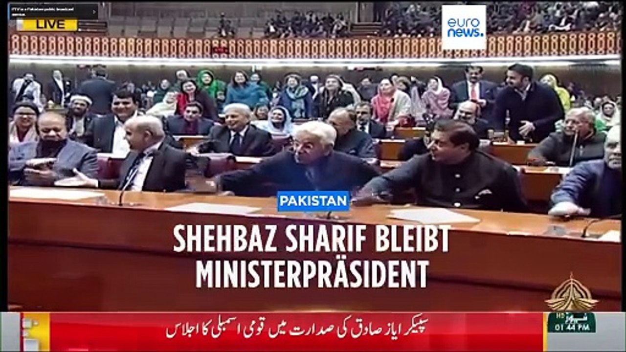 Pakistan: Shehbaz Sharif bleibt Regierungschef