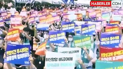 Güney Kore'de Stajyer Doktorların Lisansı Askıya Alınıyor