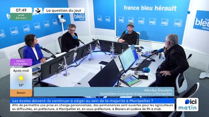 Alenka Doulain, conseillère municipale d'opposition à Montpellier