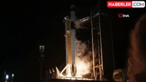 Dragon uzay aracını taşıyan Falcon-9 roketi başarıyla fırlatıldı
