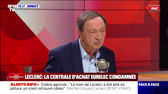 Il y a une vraie responsabilité gouvernementale à dire ce que va être notre politique agricole affirme Michel-Édouard Leclerc, président du comité stratégique des centres E.Leclerc