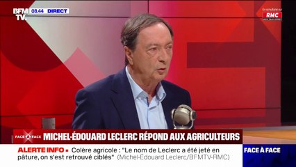 Michel-Édouard Leclerc: "On ne peut pas me demander un jour de vendre de l'essence à perte et en même temps appliquer une loi où je dois prendre 10% de marge sur des produits industriels"